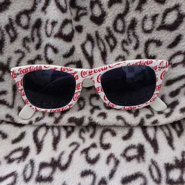 Vintage 80's "Coca Cola" Retro Sunglasses - image 1