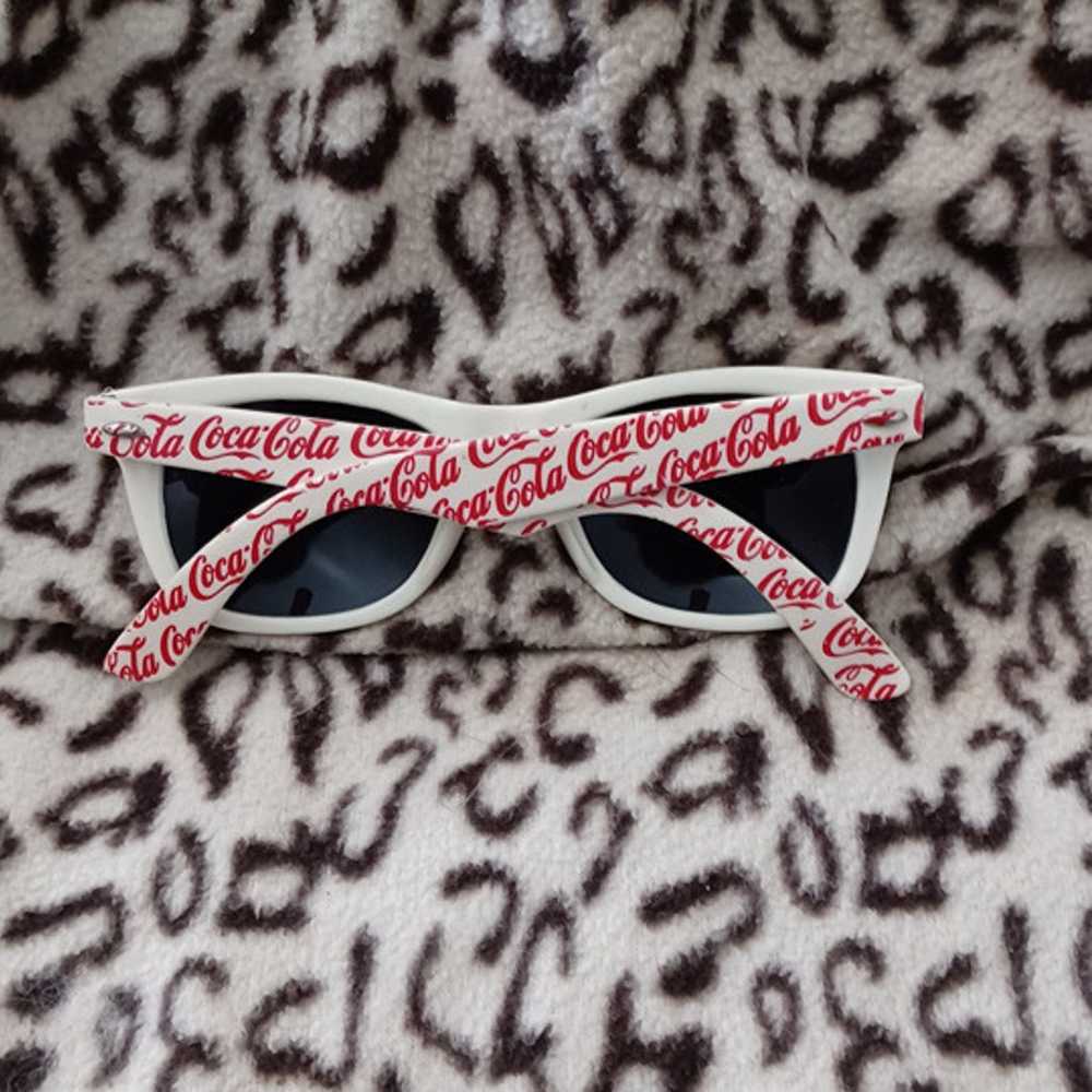 Vintage 80's "Coca Cola" Retro Sunglasses - image 2