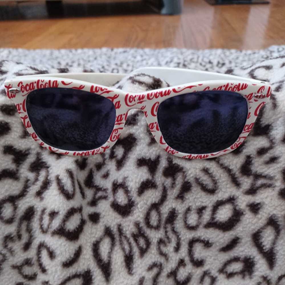 Vintage 80's "Coca Cola" Retro Sunglasses - image 3