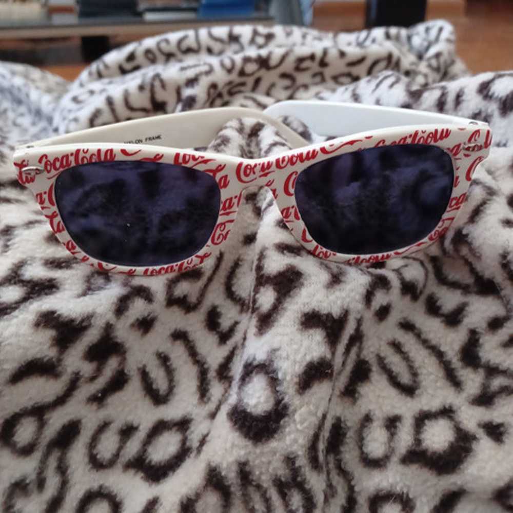 Vintage 80's "Coca Cola" Retro Sunglasses - image 5