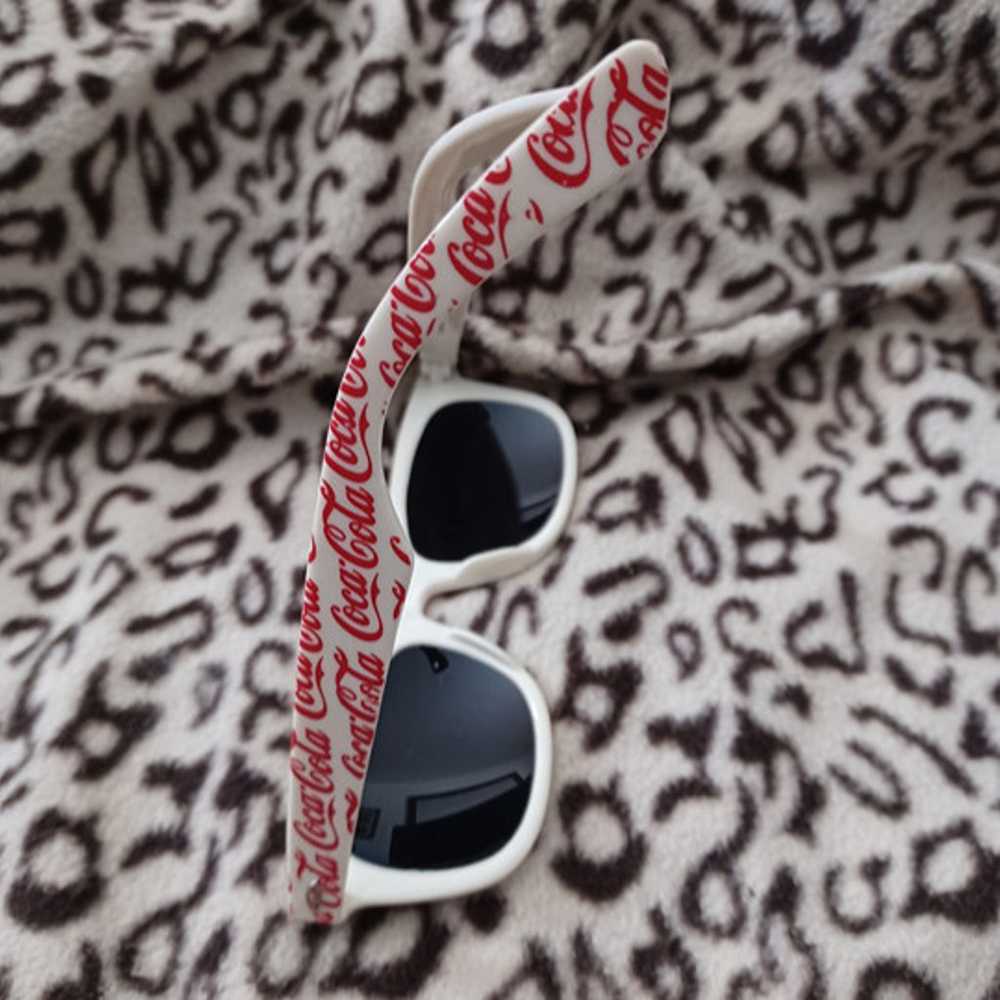 Vintage 80's "Coca Cola" Retro Sunglasses - image 9