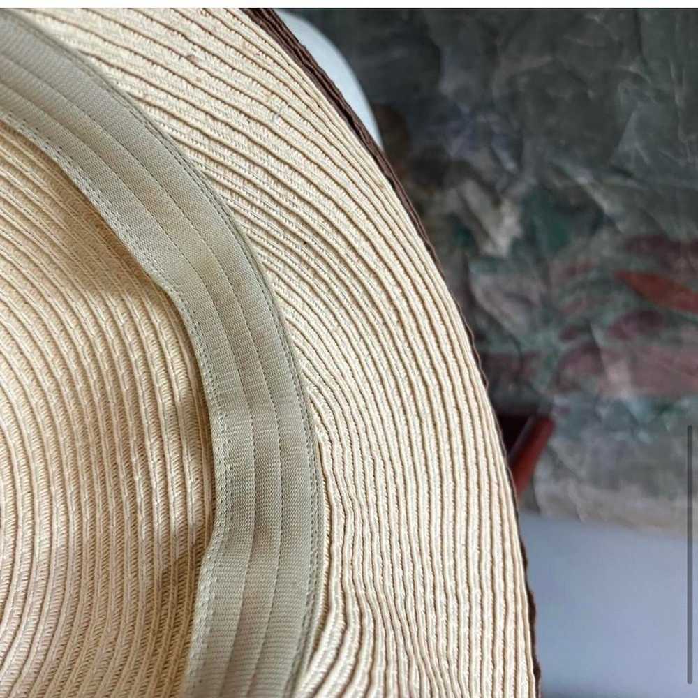 Vintage Woven Sun Visor Hat - image 7