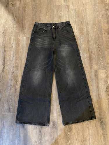 Vintage Public Target Black Washed Baggy Jeans - image 1