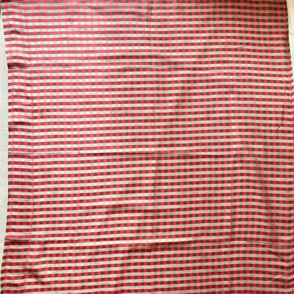 Vintage scarf (checkered pattern) - image 2