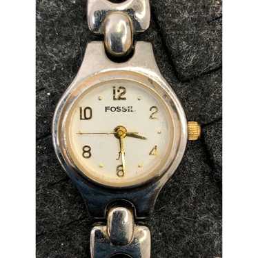 Vintage Fossil F2 Analog Watch Silver Tone - Not T