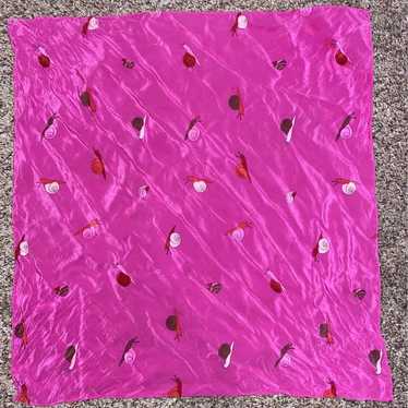 Vintage Snail Silk Scarf - image 1