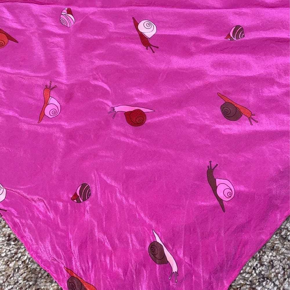 Vintage Snail Silk Scarf - image 3