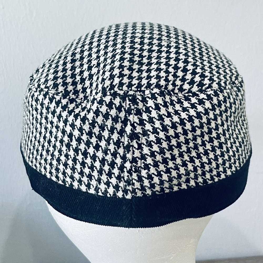 Vintage Playboy Women’s Houndstooth Hat Y2K S/M P… - image 4