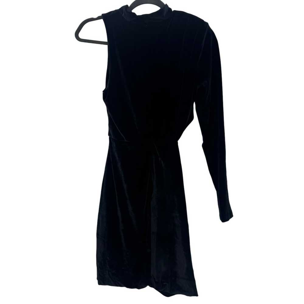 Bardot Stella Velour Mini Dress Long Sleeve Front… - image 5