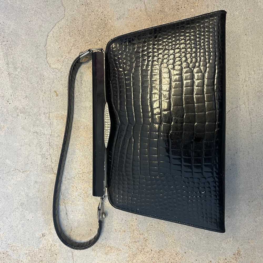 Vintage 1950’s Croc embossed handbag - image 4