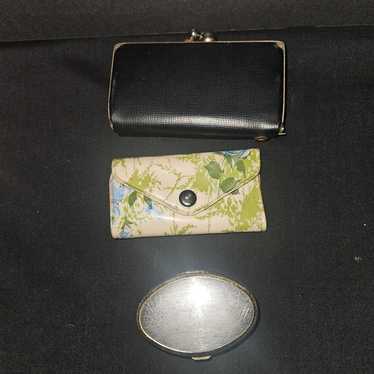 1950s coin purse, pill box, and key purse