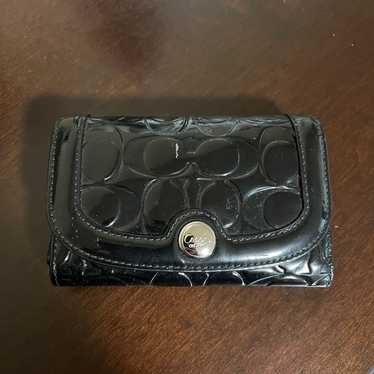 Coach patent leather wallet