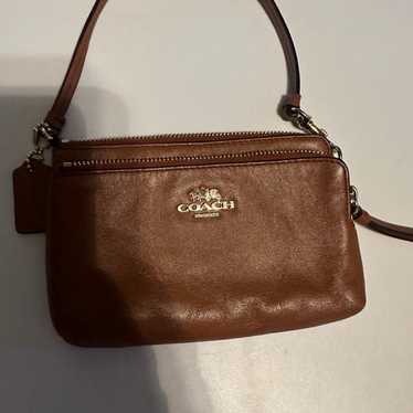 Vintage Coach Corner Zip Wristlet