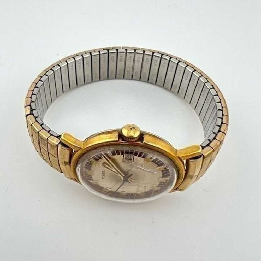 Vintage Timex Mercury Men Watch Men 33mm Gold Ton… - image 3