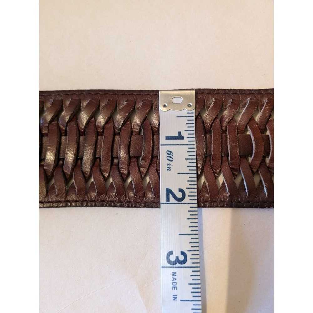 Vintage Tony Barcelo Brown Woven Leather Made in … - image 12