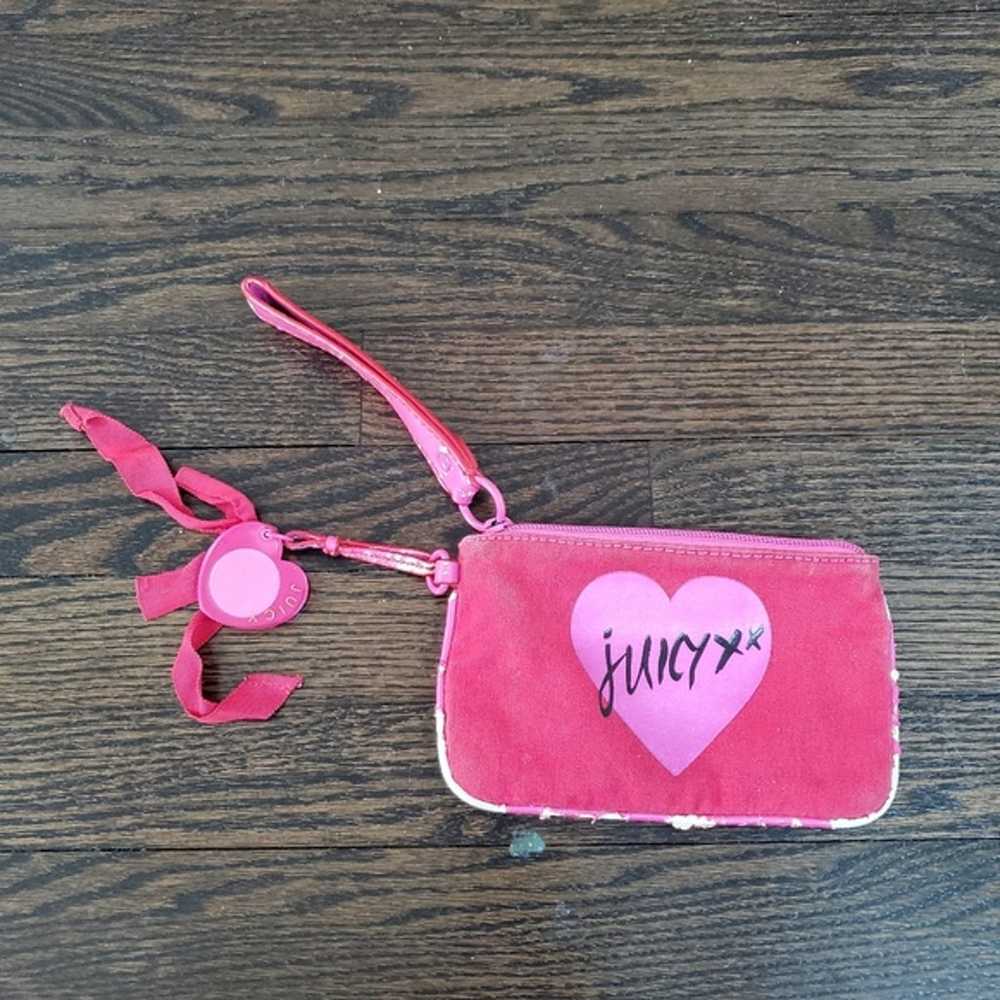 VINTAGE Juicy Couture Pink Wristlet - image 1