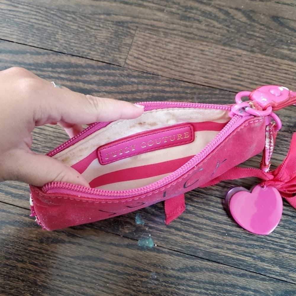 VINTAGE Juicy Couture Pink Wristlet - image 7