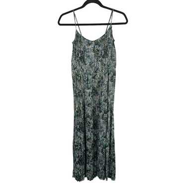 Vince Dress Painted floral camisole green size Sm… - image 1