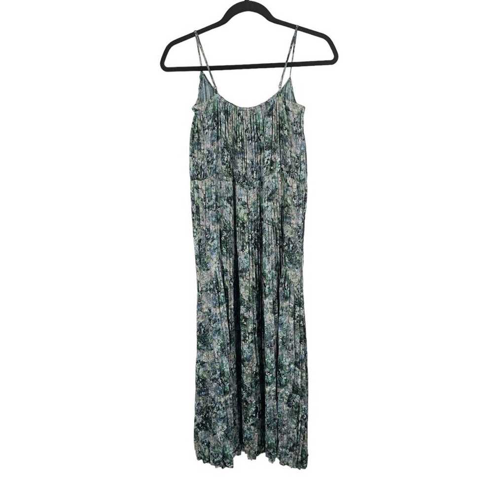 Vince Dress Painted floral camisole green size Sm… - image 3