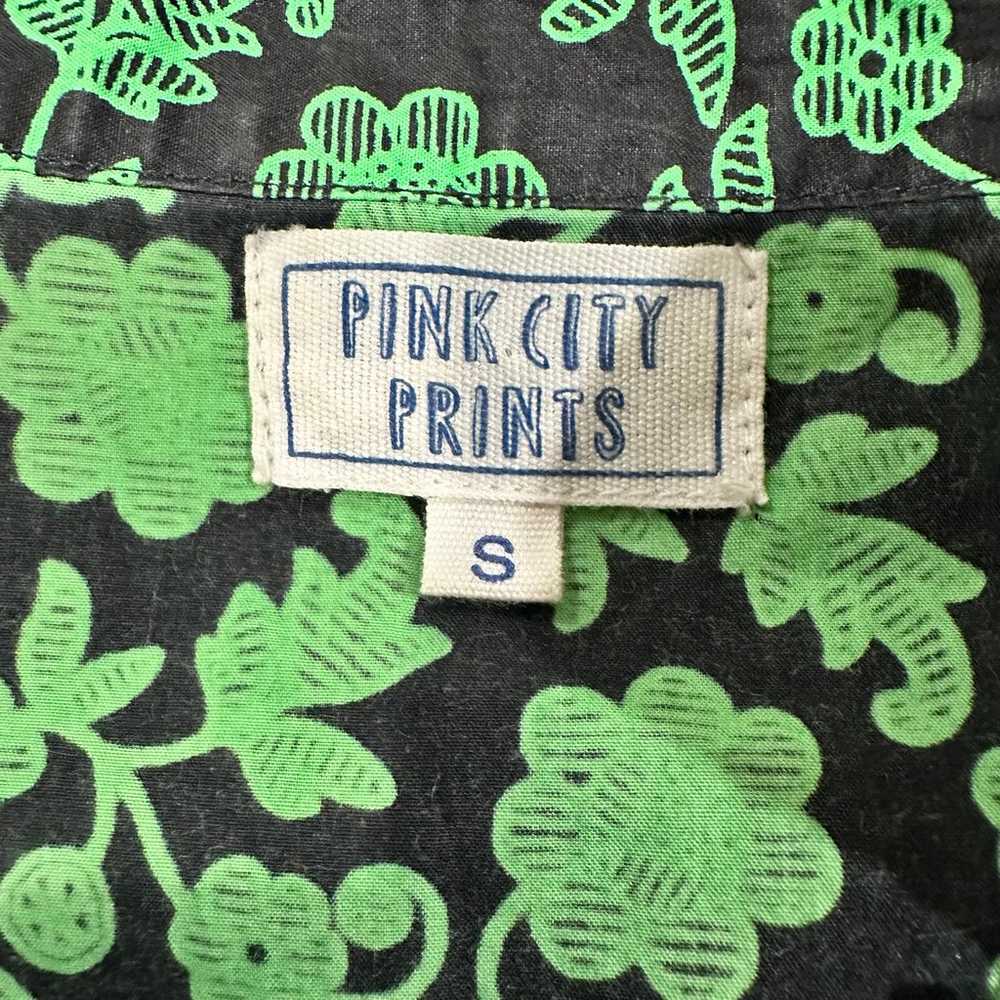 Tuckernuck Pink City Prints Green Floral Mid Leng… - image 12