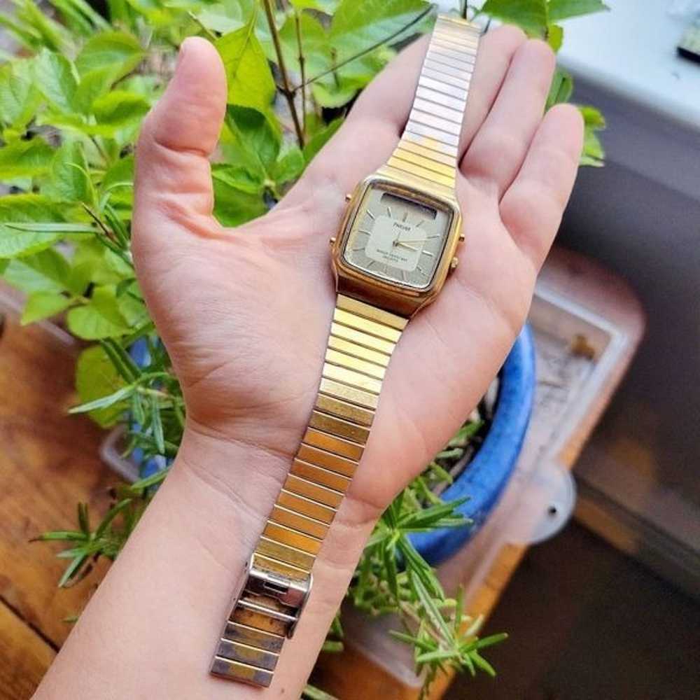 Vintage Phasar Quartz Classic Gold Womens Womans … - image 2