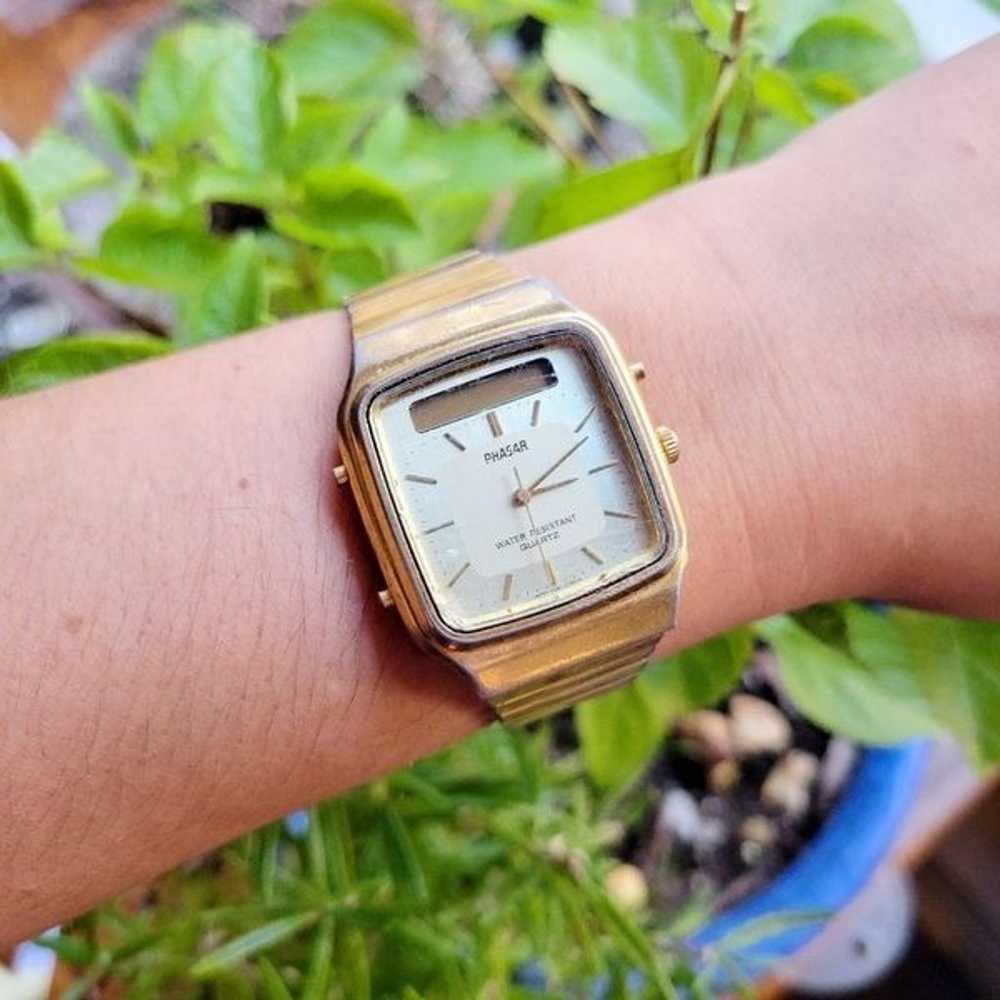 Vintage Phasar Quartz Classic Gold Womens Womans … - image 4