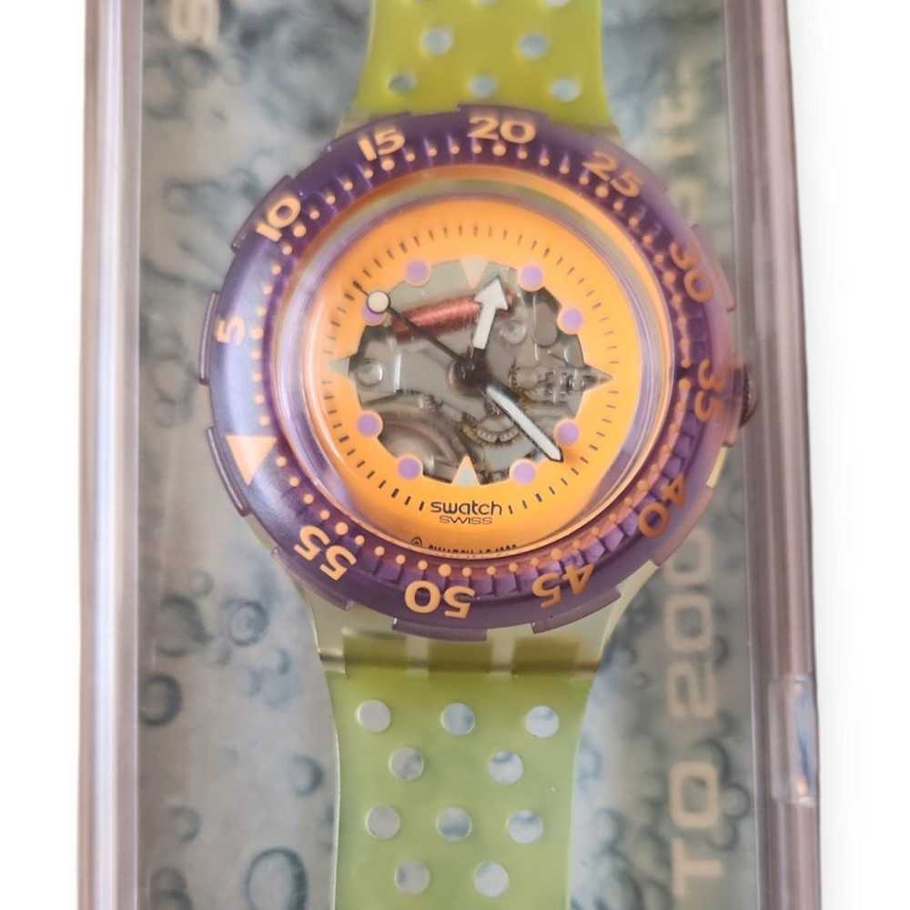 Vintage Swatch Scuba 200 Watch "Hyppocampus" SDK1… - image 3