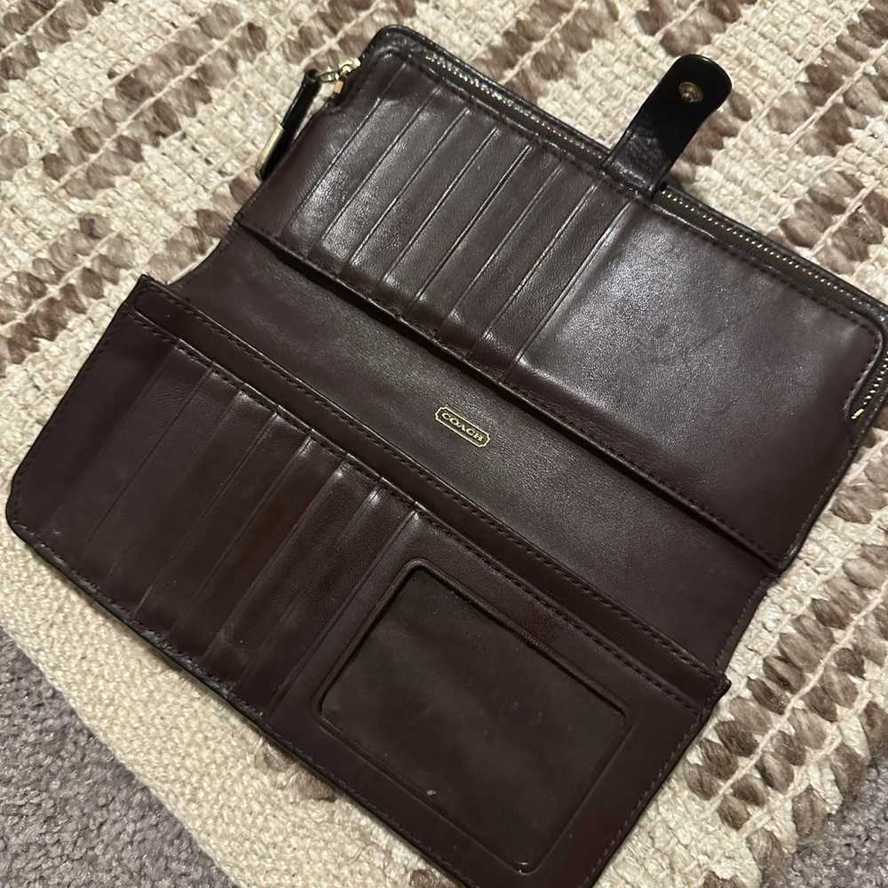 VINTAGE coach leather wallet - image 3