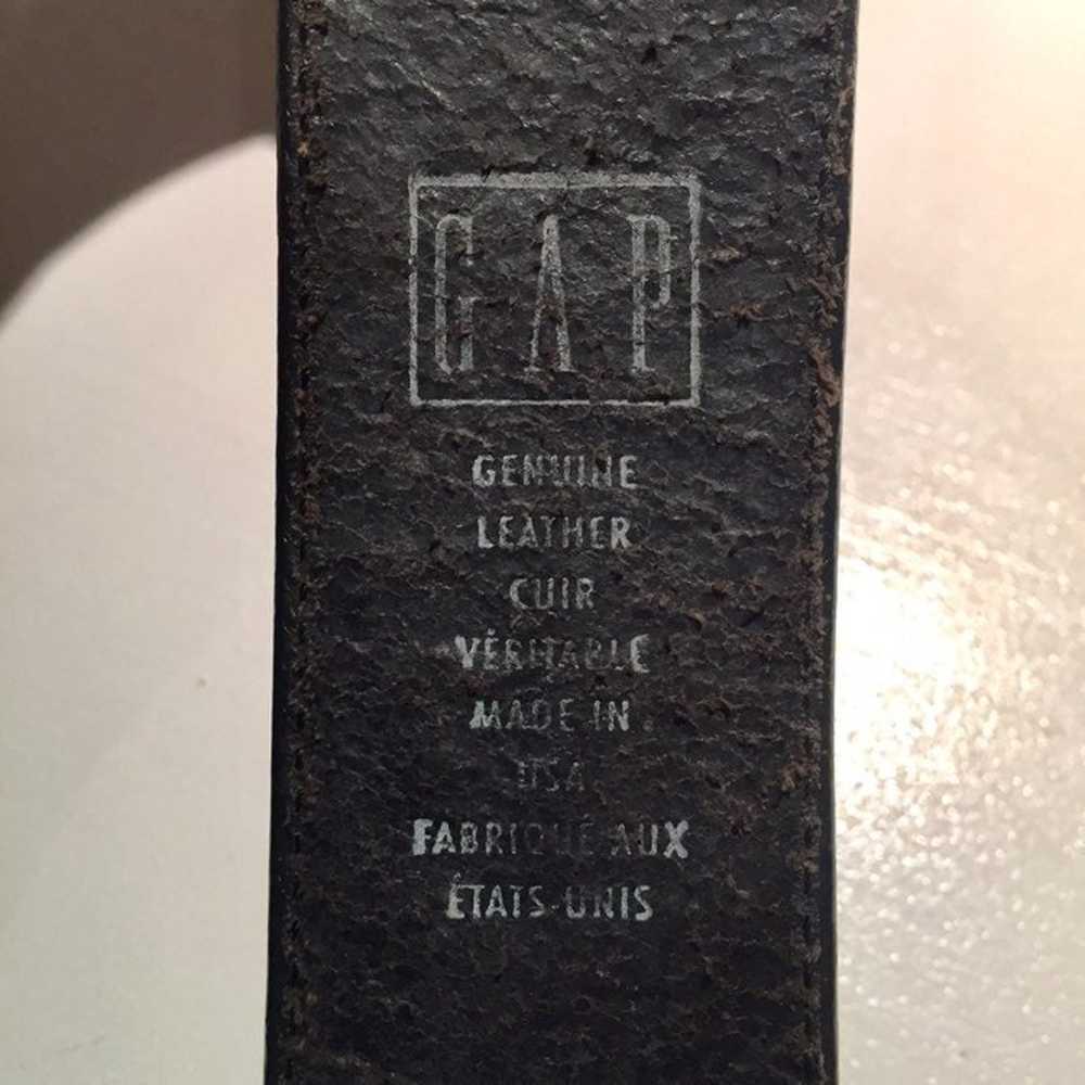 Gap Vintage Embossed Leather Belt - image 7