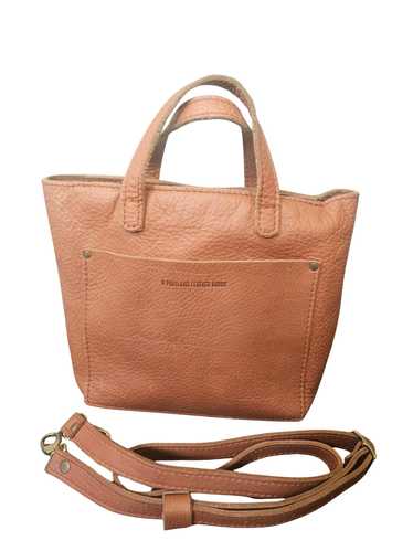 Portland Leather Mini Crossbody Tote