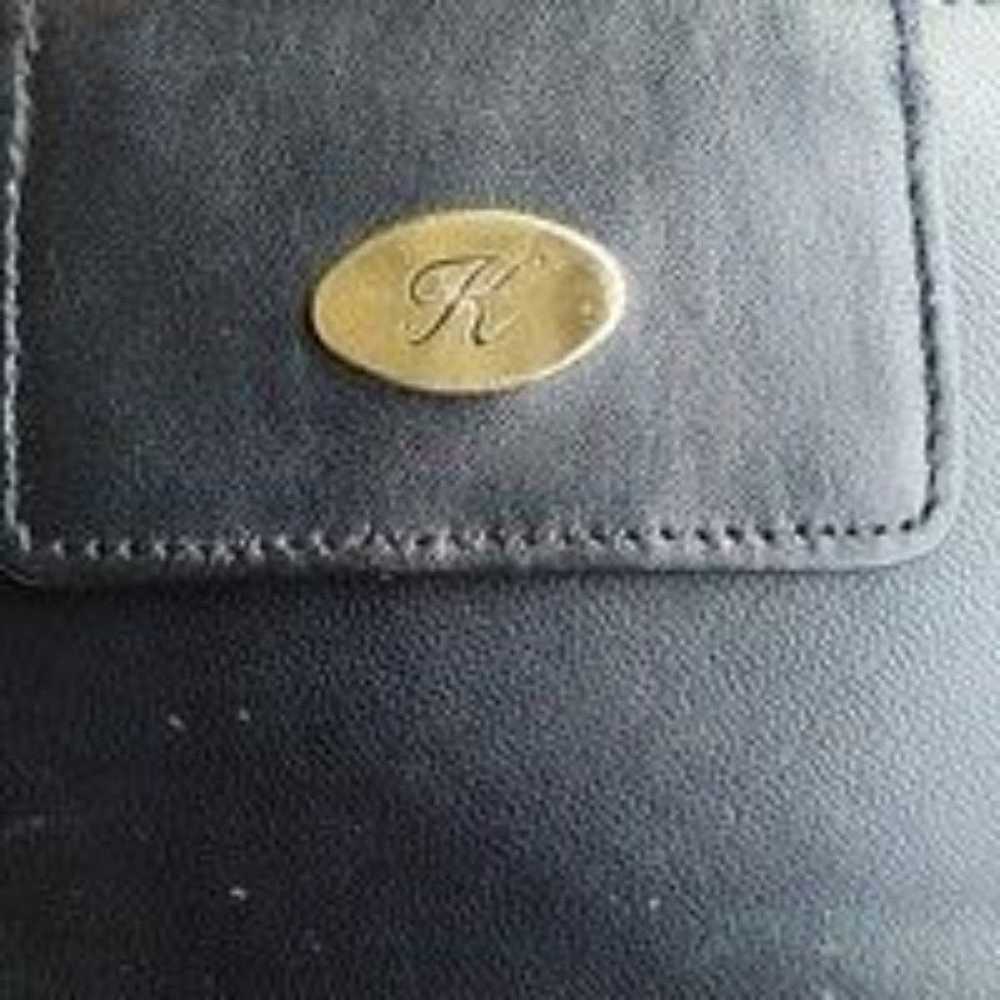 Koret, Black genuine Leather Tri-Fold Wallet wome… - image 2