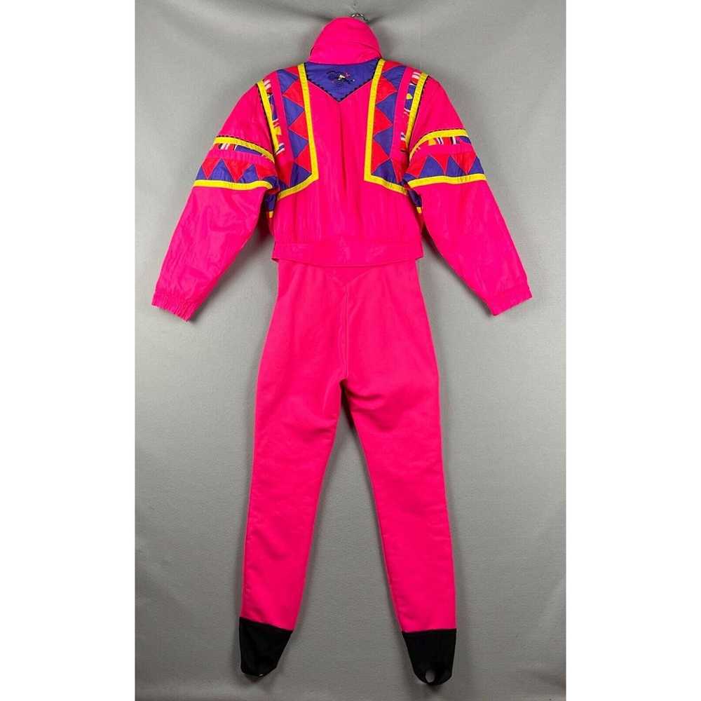 Vintage Obermeyer Ski Suit Women 8 Pink Snowsuit … - image 10