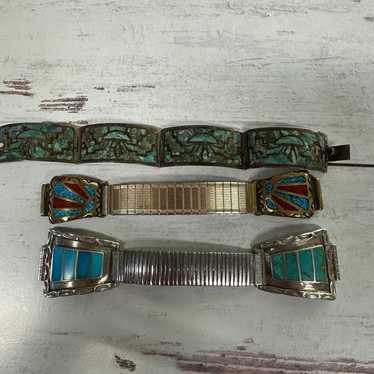 vintage turquoise jewelry watch bands - image 1