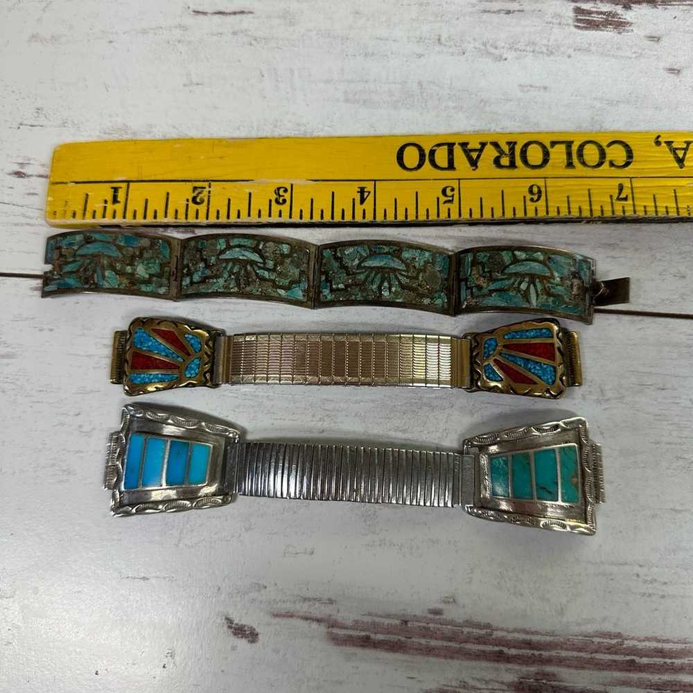 vintage turquoise jewelry watch bands - image 2