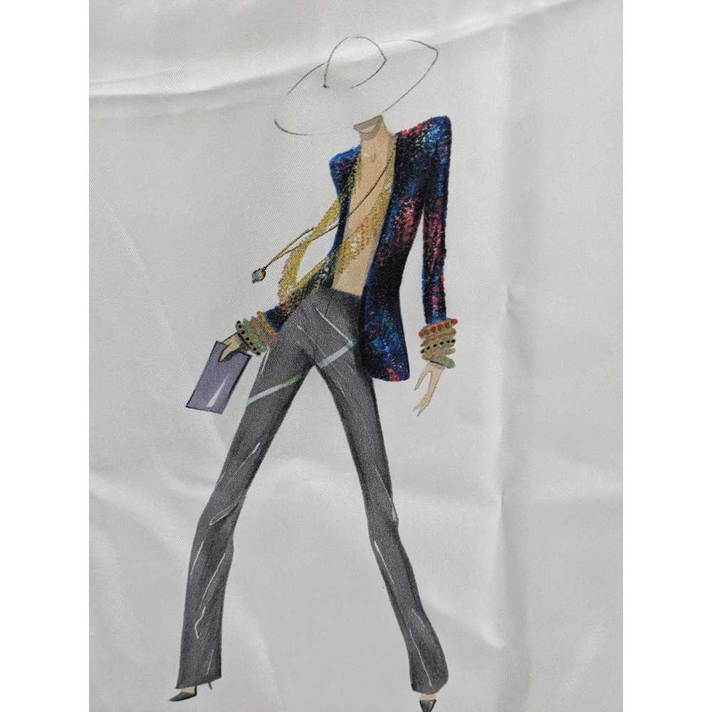 SALE! EMPORIO ARMANI Couture Fashion Plates Silk … - image 12