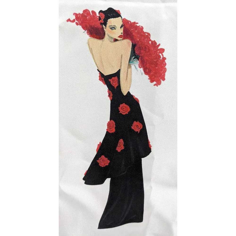 SALE! EMPORIO ARMANI Couture Fashion Plates Silk … - image 1