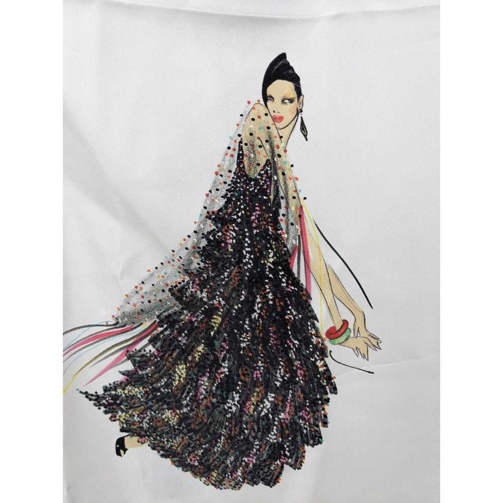 SALE! EMPORIO ARMANI Couture Fashion Plates Silk … - image 4