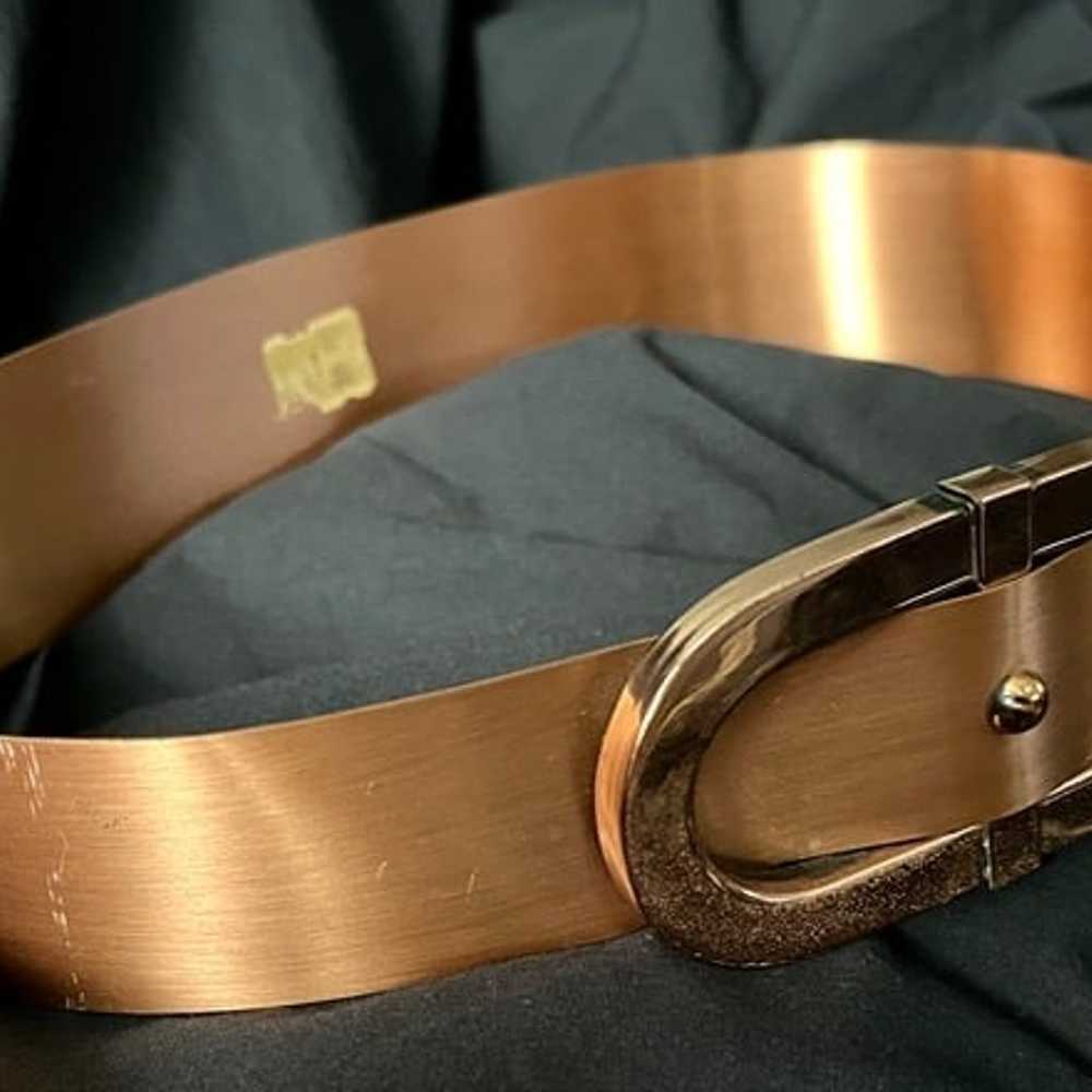 womens belt Renoir Copper VTG XHTF EUC - image 3