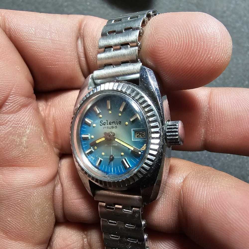 Vintage Celenic 17 Rubis Mechanical Wind Ladies W… - image 2