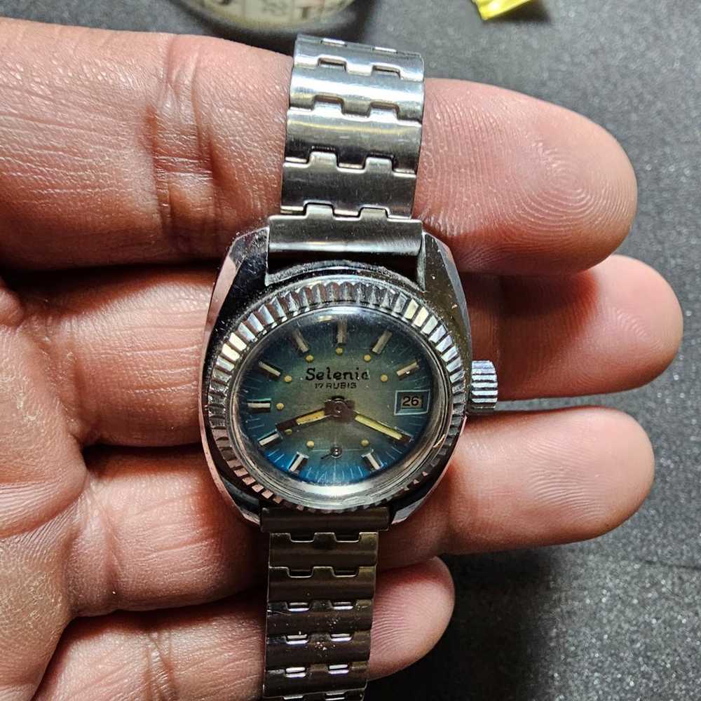 Vintage Celenic 17 Rubis Mechanical Wind Ladies W… - image 5