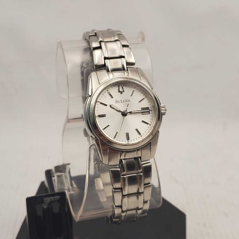 RARE VINTAGE Bulova ACCUTRON B1 SILVER TONE WOMEN… - image 2