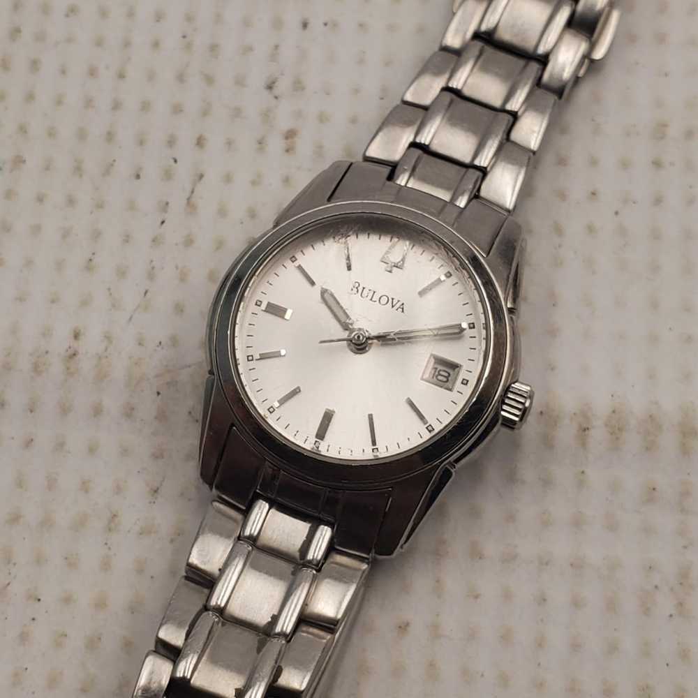 RARE VINTAGE Bulova ACCUTRON B1 SILVER TONE WOMEN… - image 3