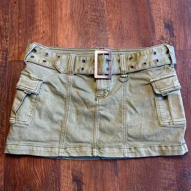 Urban Outfitters Y2K style Belted Micro Mini Carg… - image 1