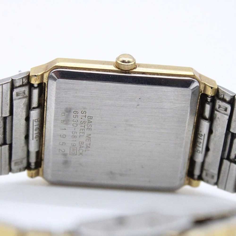 Vintage SEIKO Watch Womens Gold Tone Stainless St… - image 8