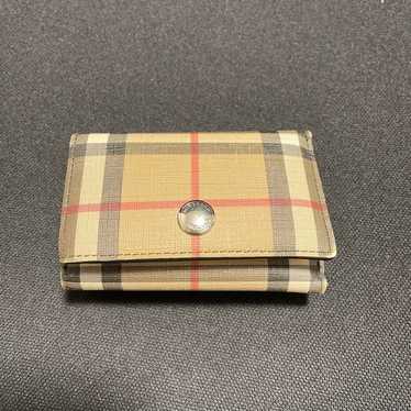 Burberry Tri-fold Wallet Vintage Check