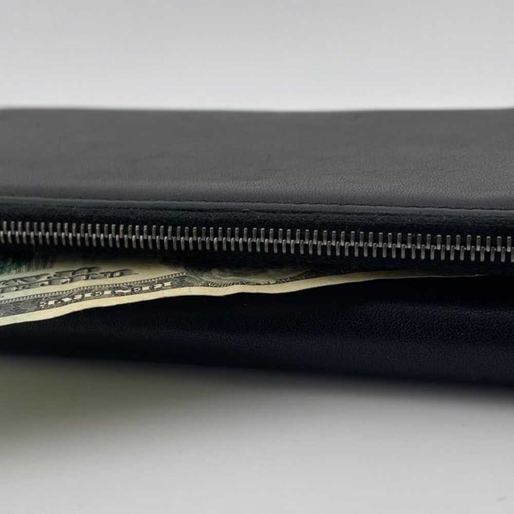 COACH VINTAGE Leather Trifold Checkbook Wallet wi… - image 8