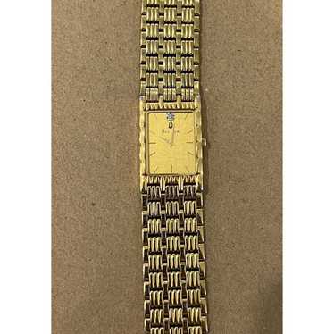 Vintage Bulova T6 Diamond Ladies Watch Gold Tone … - image 1