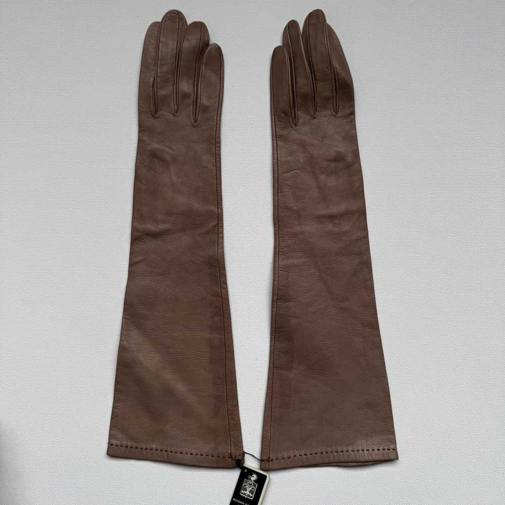 Roger Faré Long vintage Leather Gloves - image 1