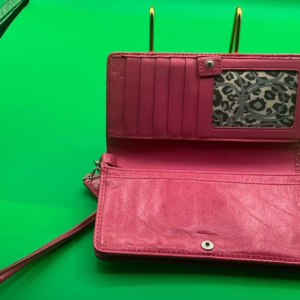 A very rare POPPY Pink leather COACH vintage Y2K … - image 4