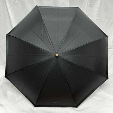 Christian Dior Folding Umbrella Black Vintage Used